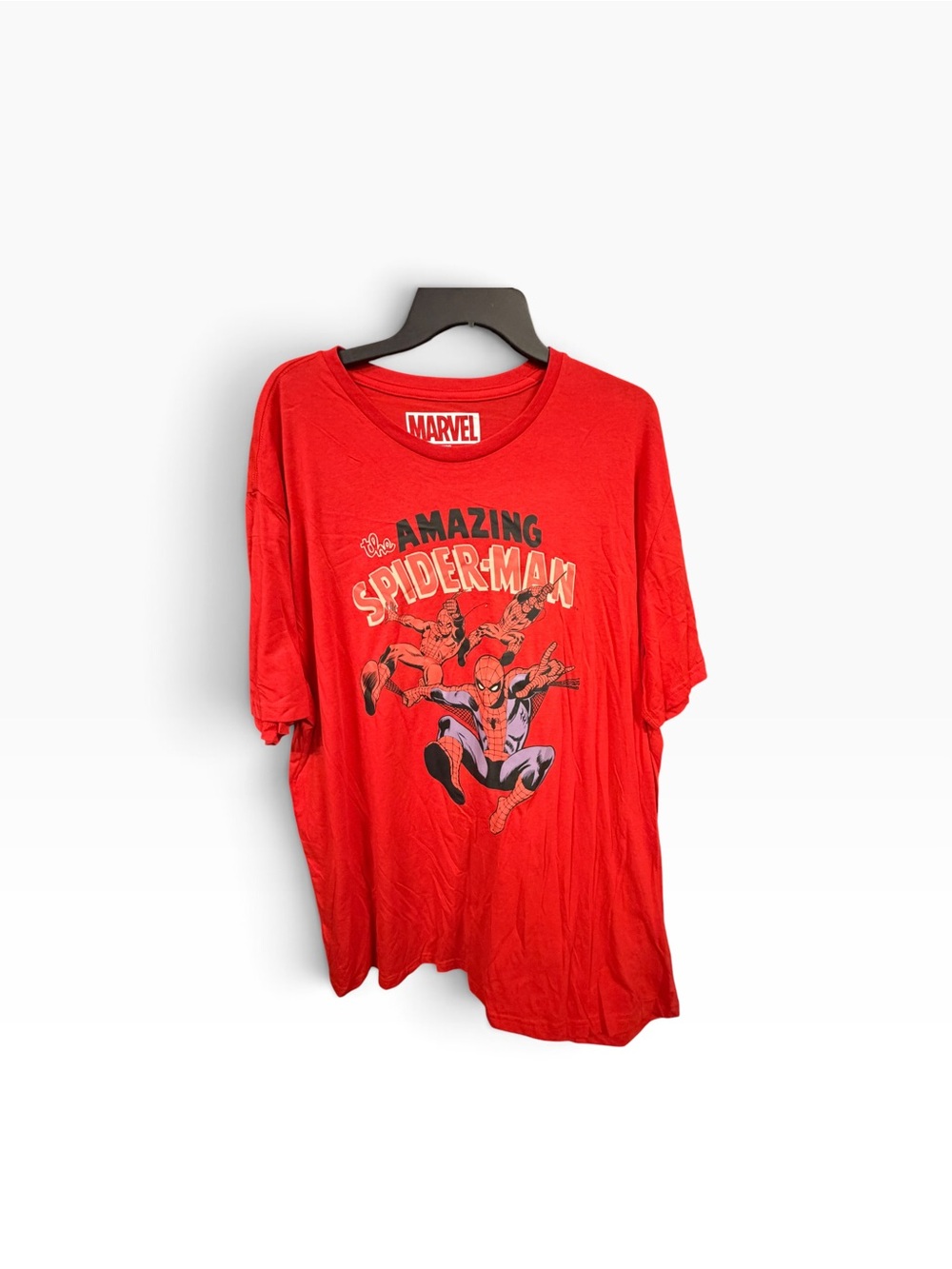 Marvel Amazing Spider-Man Graphic T-Shirt Red Men’s XLT XL Tall Tee